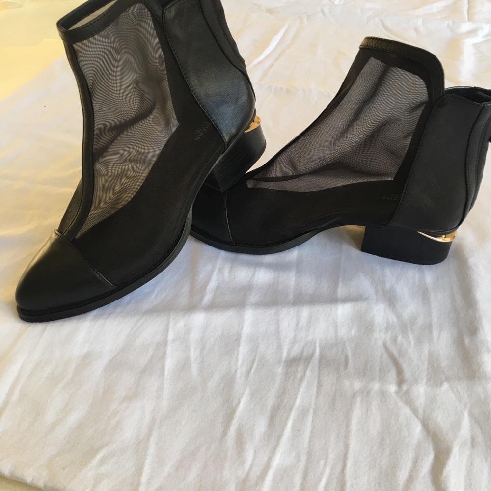 Women’s Sheer Mesh Ankle Boots